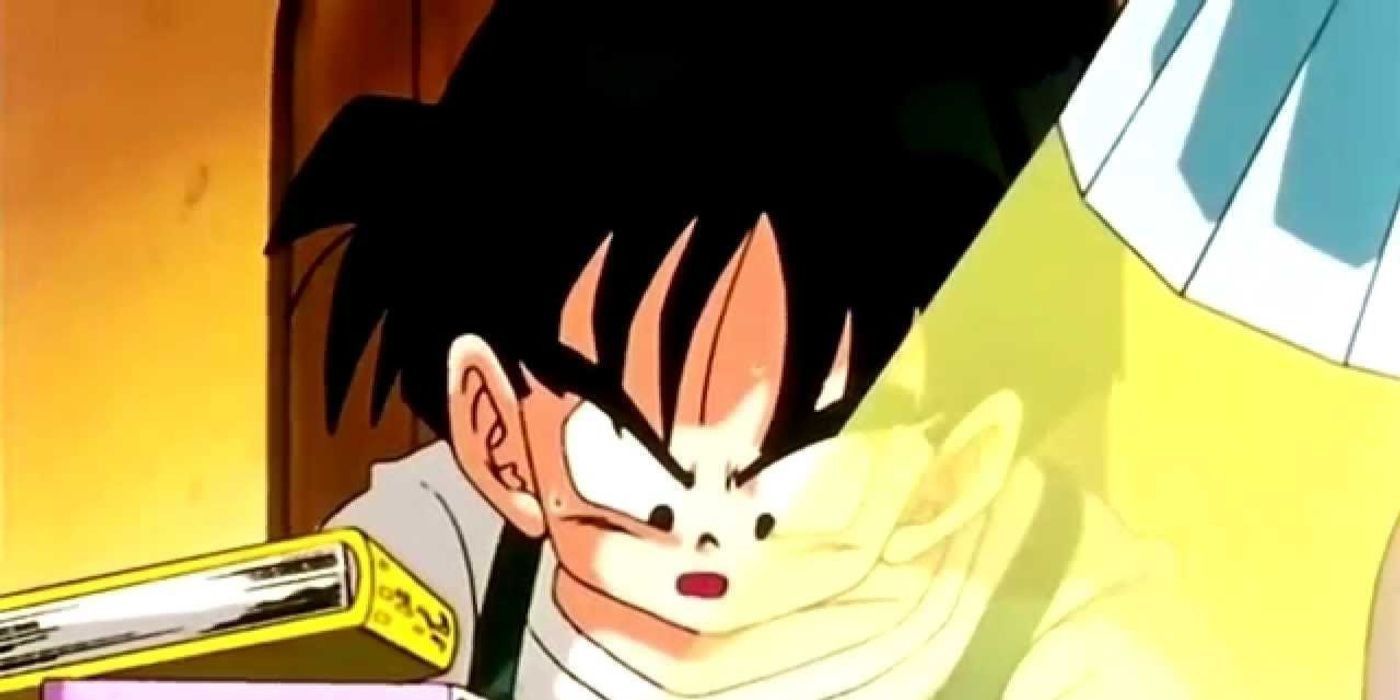 Gohan Is Studying in Dragon Ball