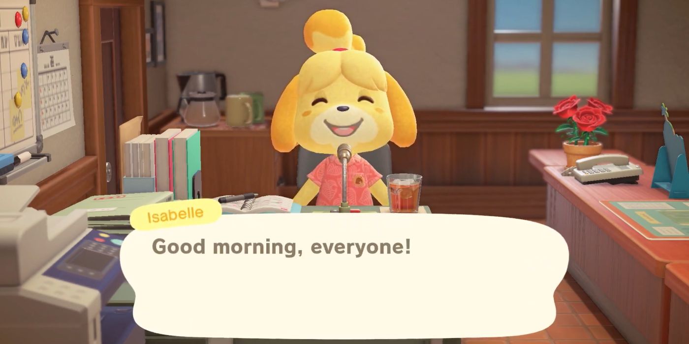 Isabelle in the Animal Crossing: New Horizons Direct