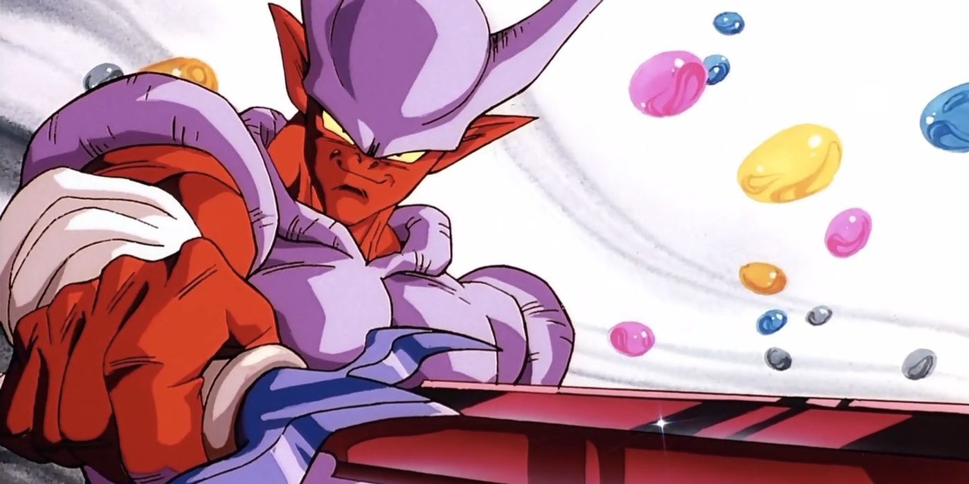 Janemba de Dragon Ball ataca com sua espada