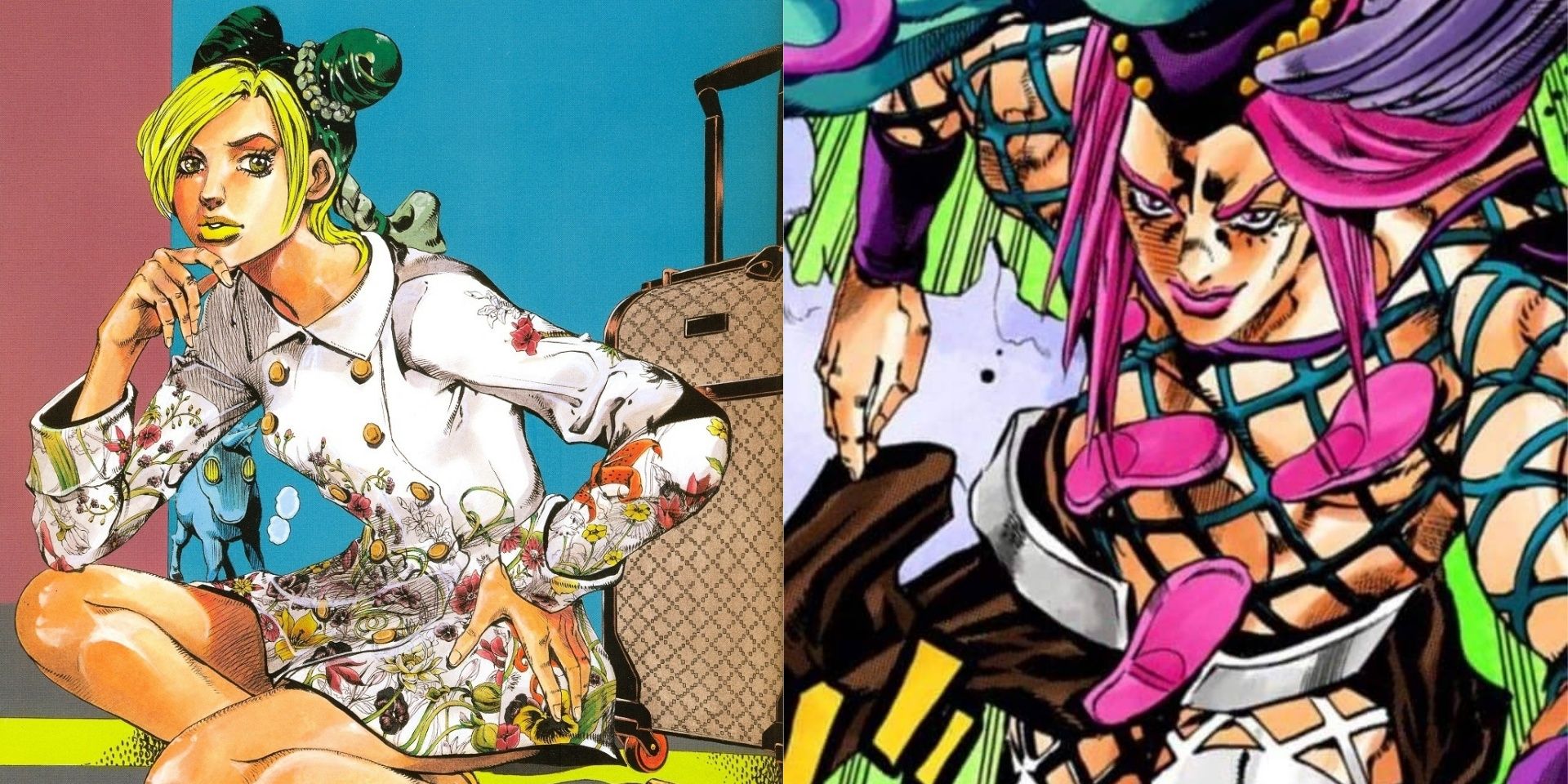Jolyne Cujoh and Narciso Anasui might seem like a good match at first glanc...