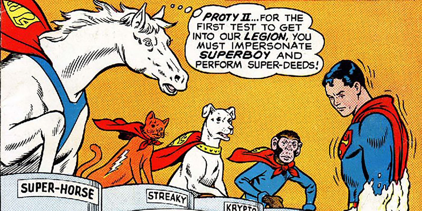 legion of super pets and Superboy