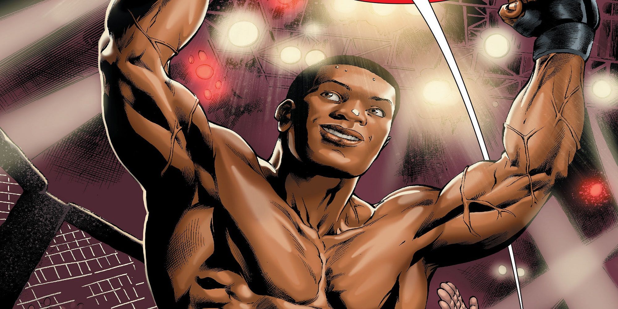 Luke Fox as an MMA fighter in DC Comics