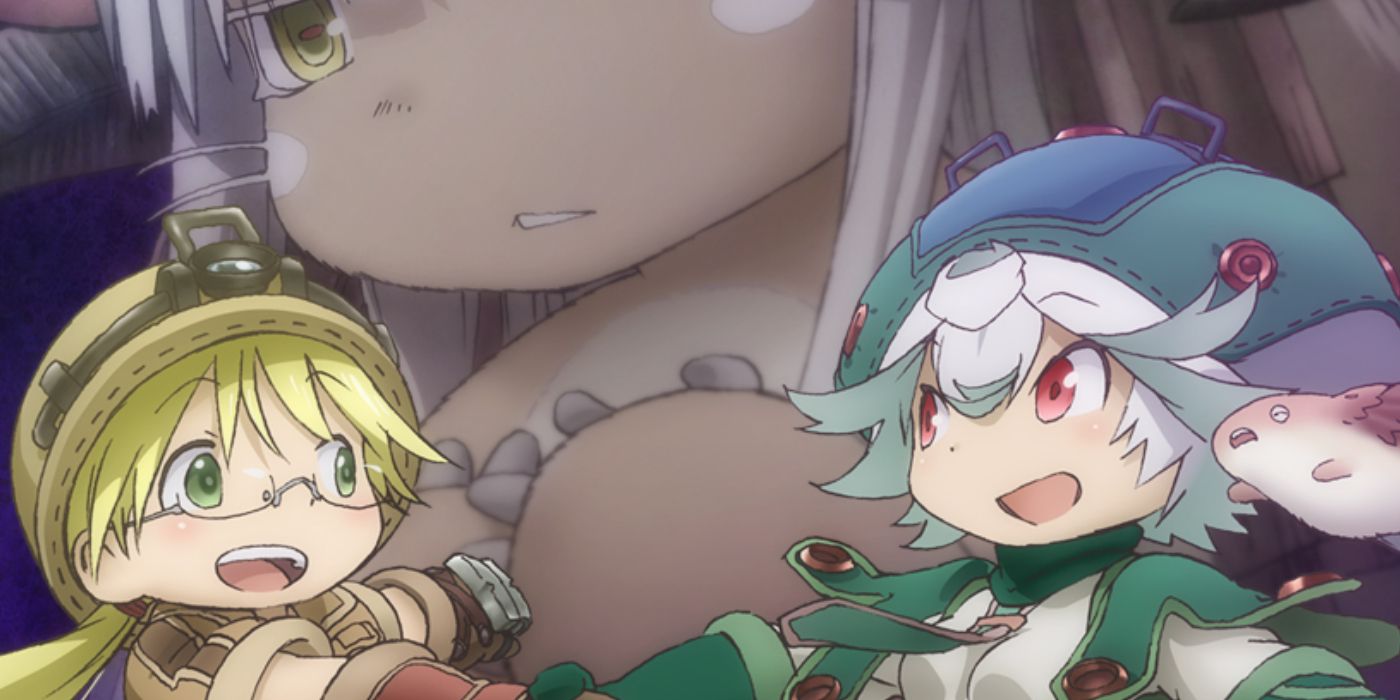 The characters from Made in Abyss stand together