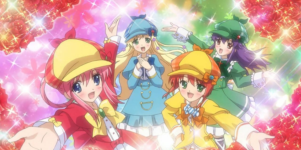 The lead protagonists of Tantei Opera Milky Holmes welcoming you to their show.