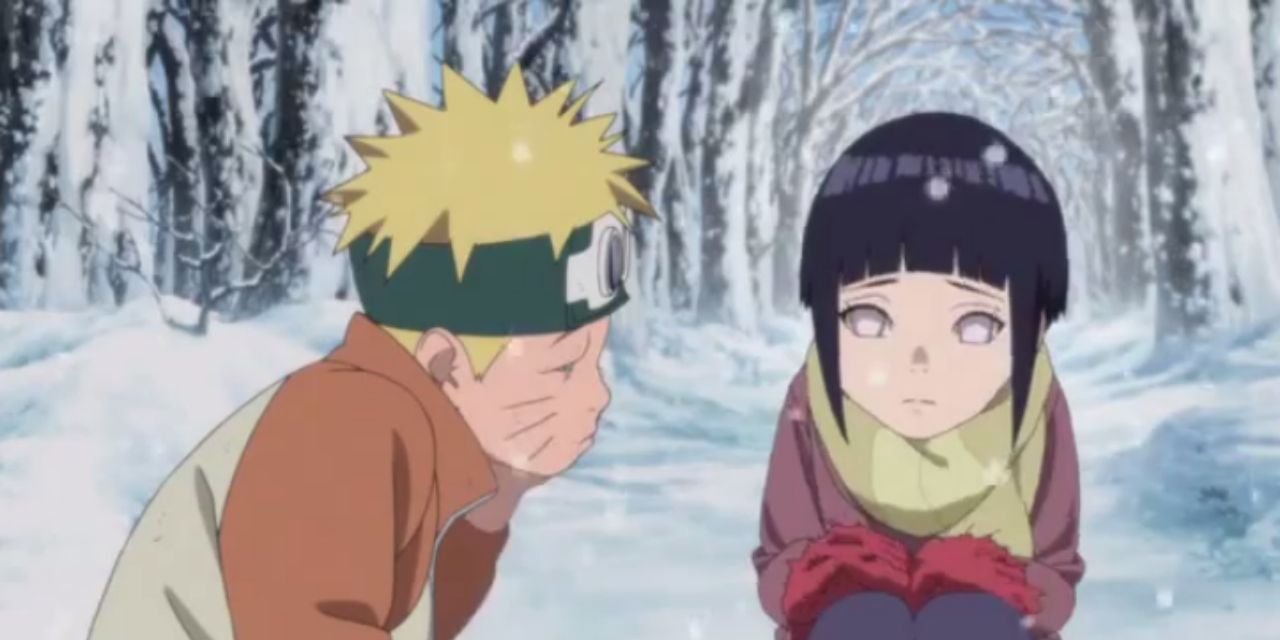 Naruto And Hinata First Meeting in the snow