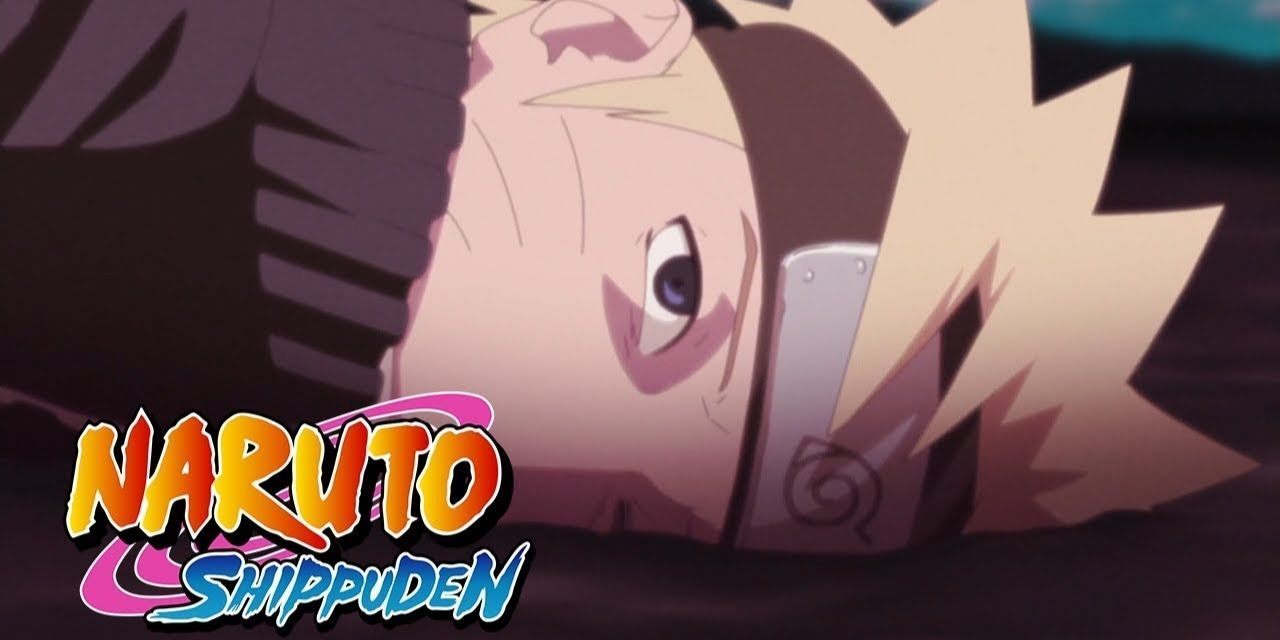 Naruto Shippuden Opening 19 showing half of Naruto's face