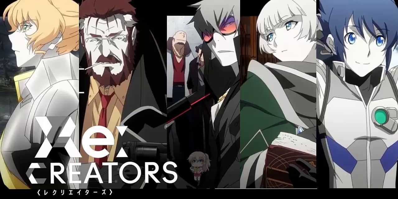 The main cast of Re Creators anime