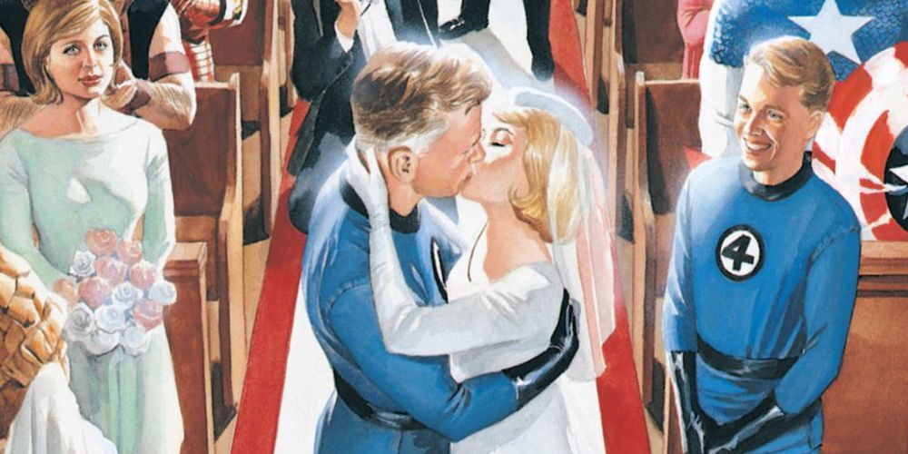 Reed and Sue Richards Marriage in Marvels from Marvel Comics