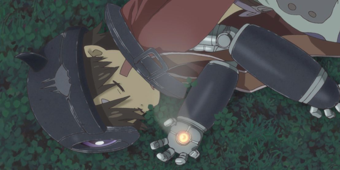 reg from made in abyss passed out after using incinerator