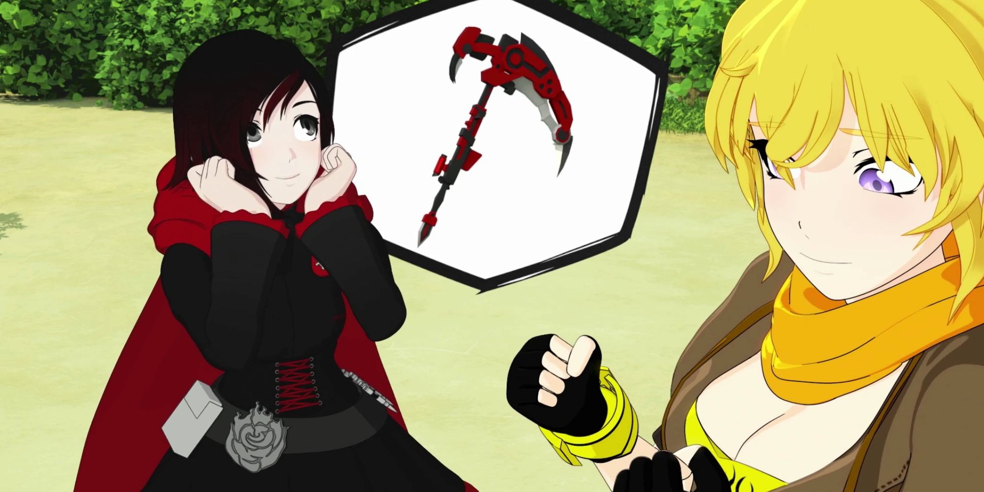 Ruby Dreaming Of Crescent Rose In A Yang Character Short For RWBY