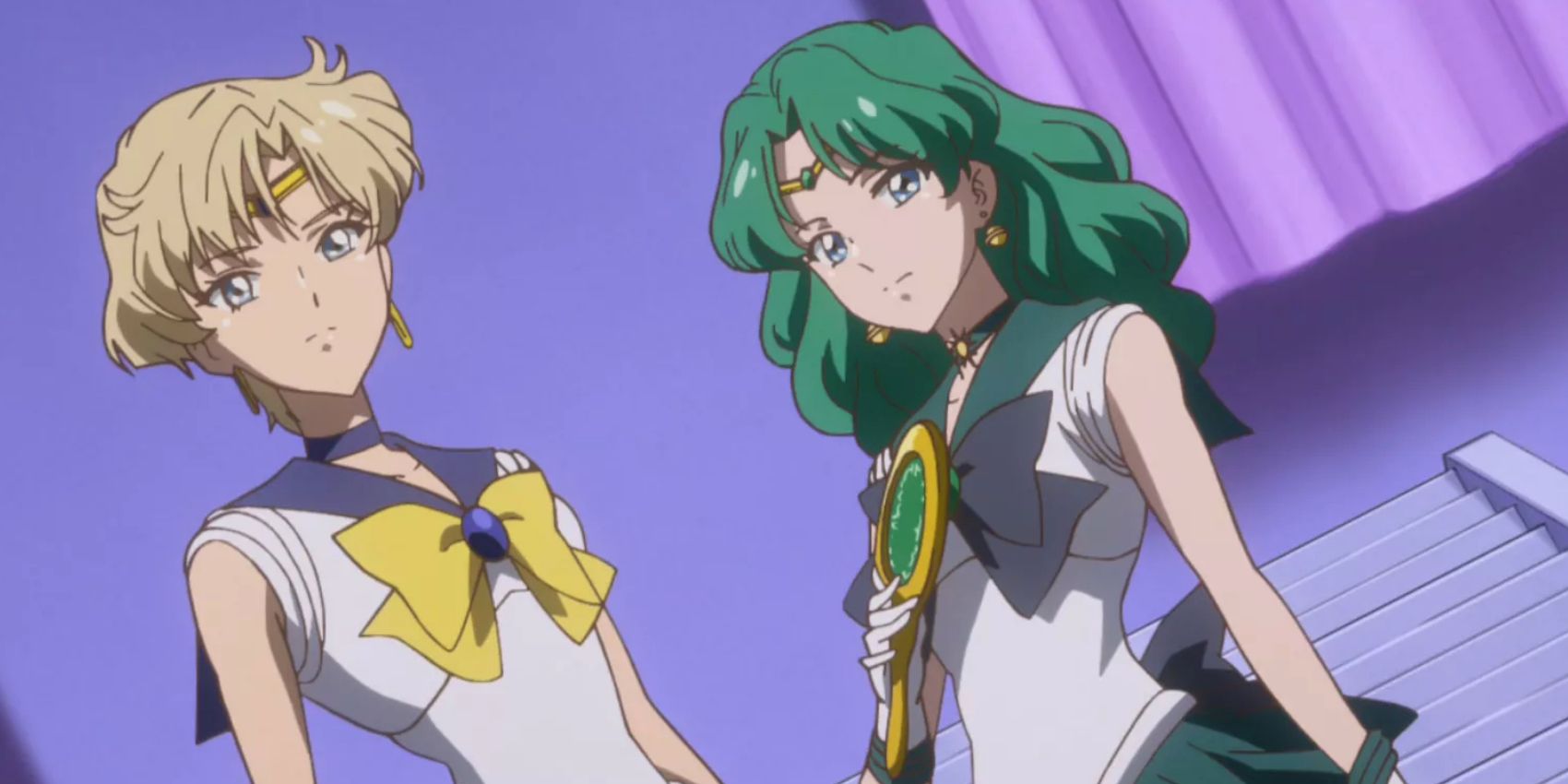 Sailor Uranus And Sailor Neptune In Sailor Moon Crystal
