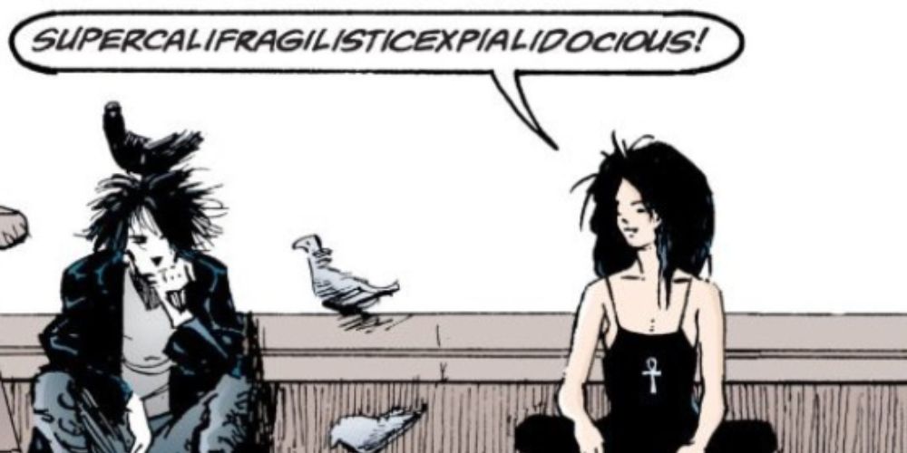 An image of Dream and Death from The Sandman #8