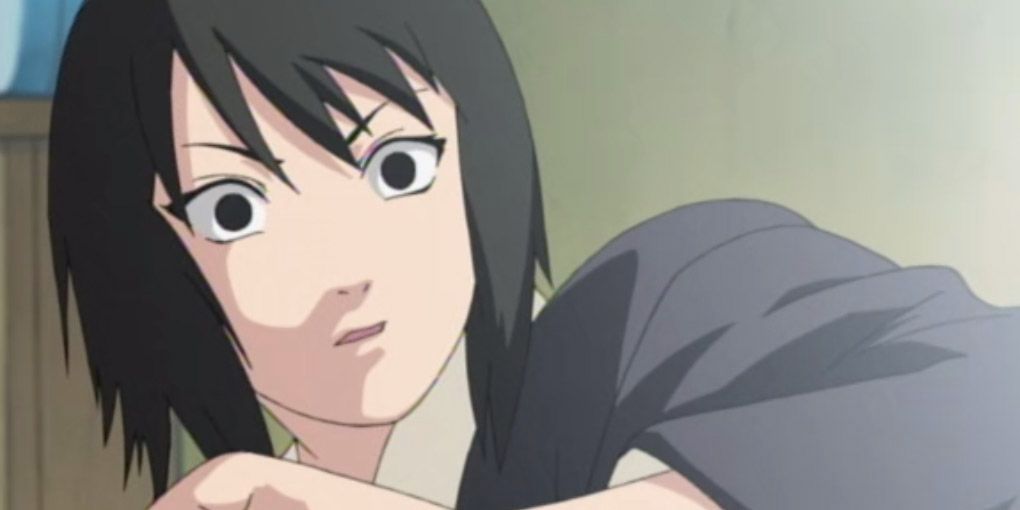 shizune looks surprised in naruto