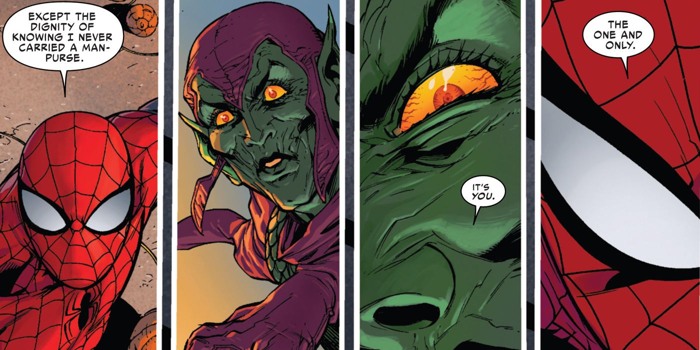 Spider-Man teases the Green Goblin in Marvel Comics