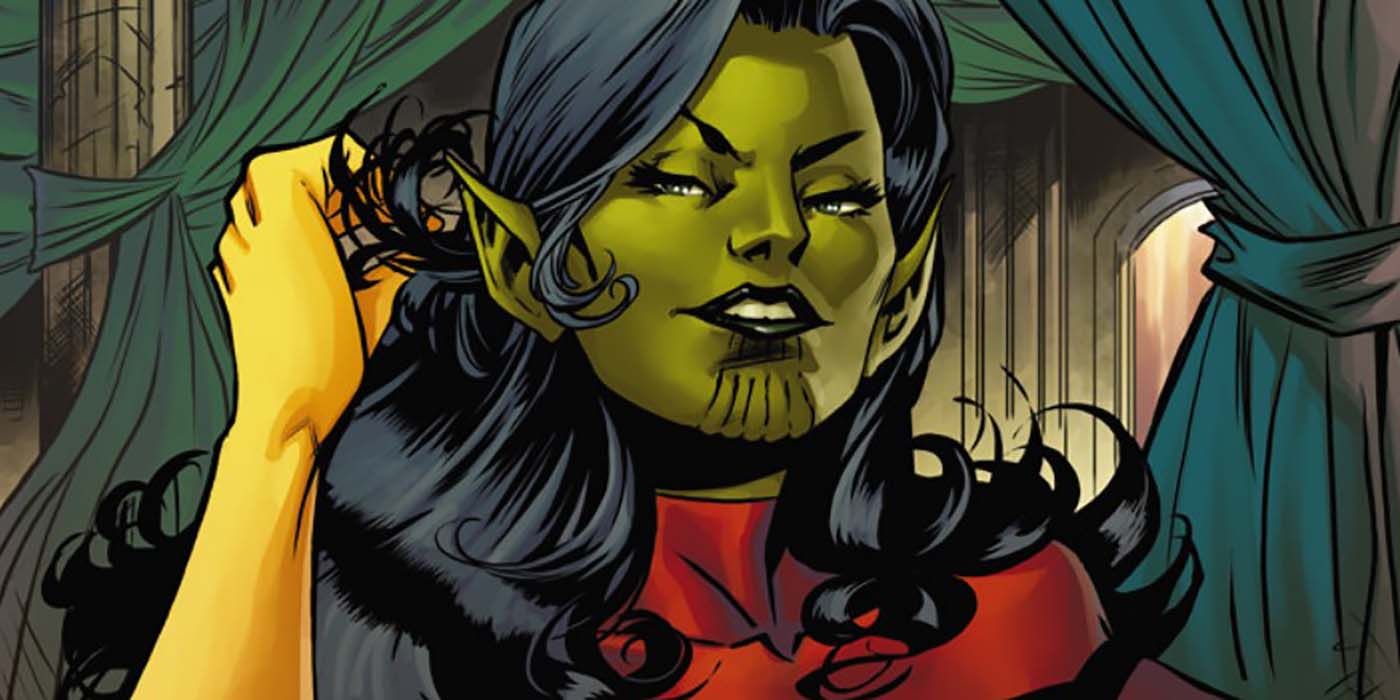 A Skrull impersonating Spider-Woman in Marvel Comics