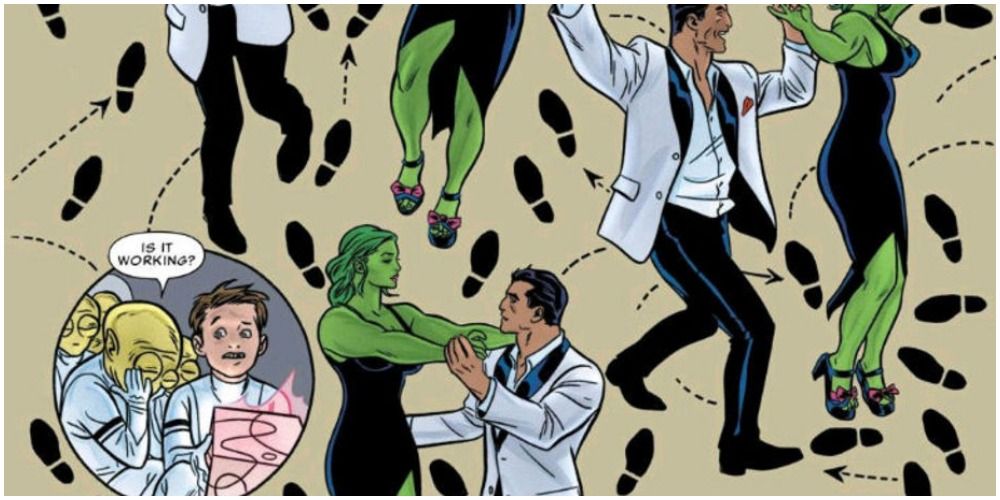 She-Hulk dances with Wyatt Wingfoot
