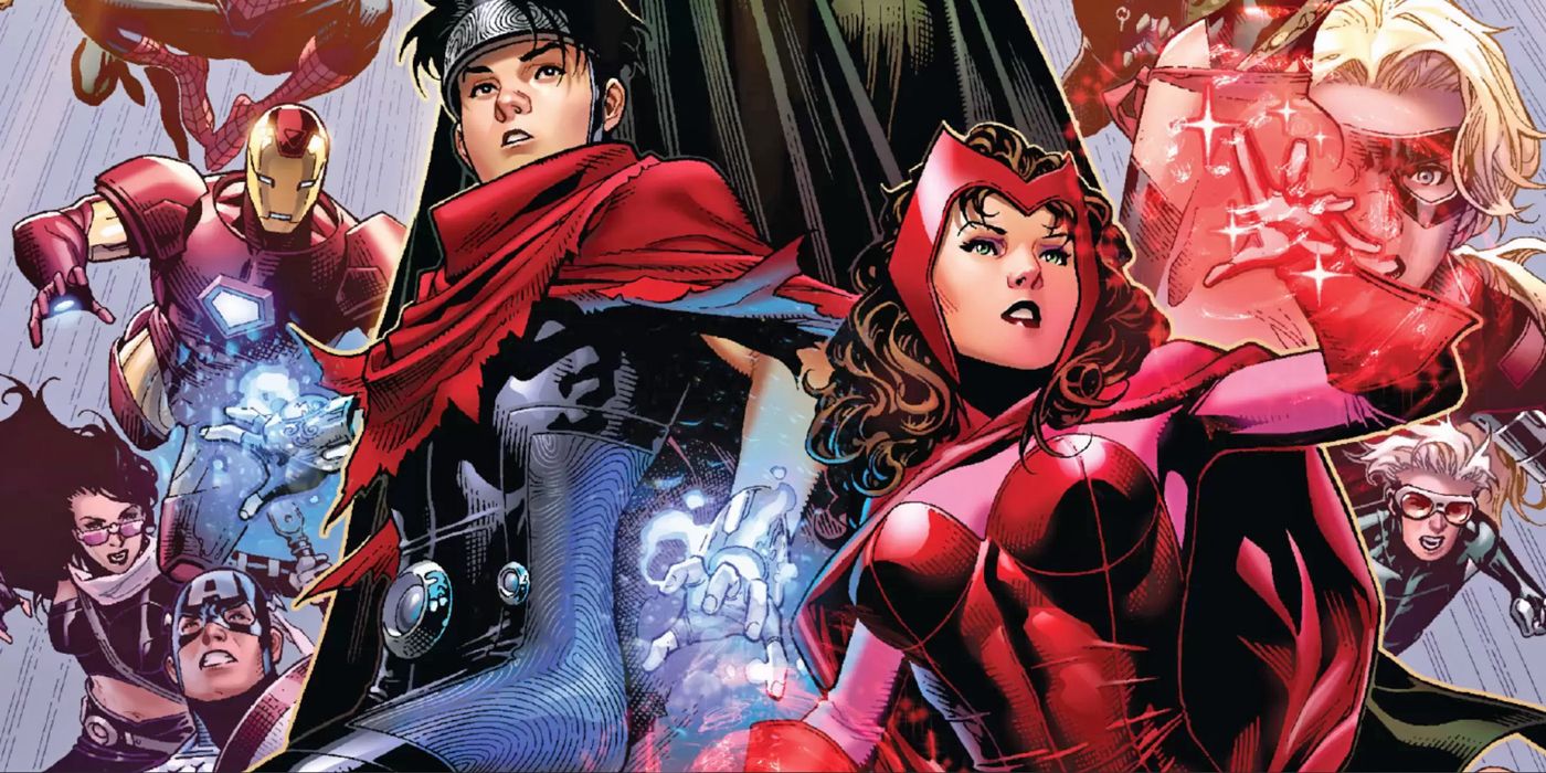 Scarlet Witch and Wiccan in Young Avengers; Children's Crusade in Marvel Comics