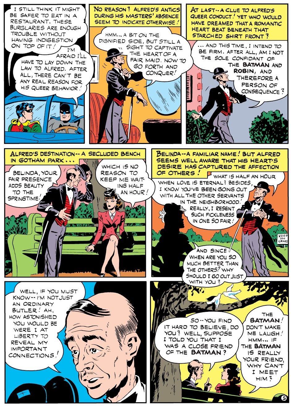 When Catwoman Had a Brief Romance With...Batman's Butler, Alfred?