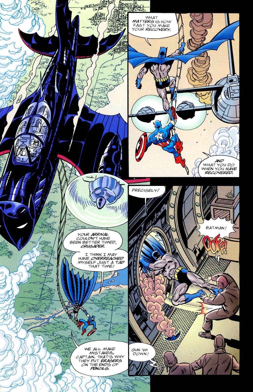 John Byrne Has Fun With Continuity in Batman/Captain America