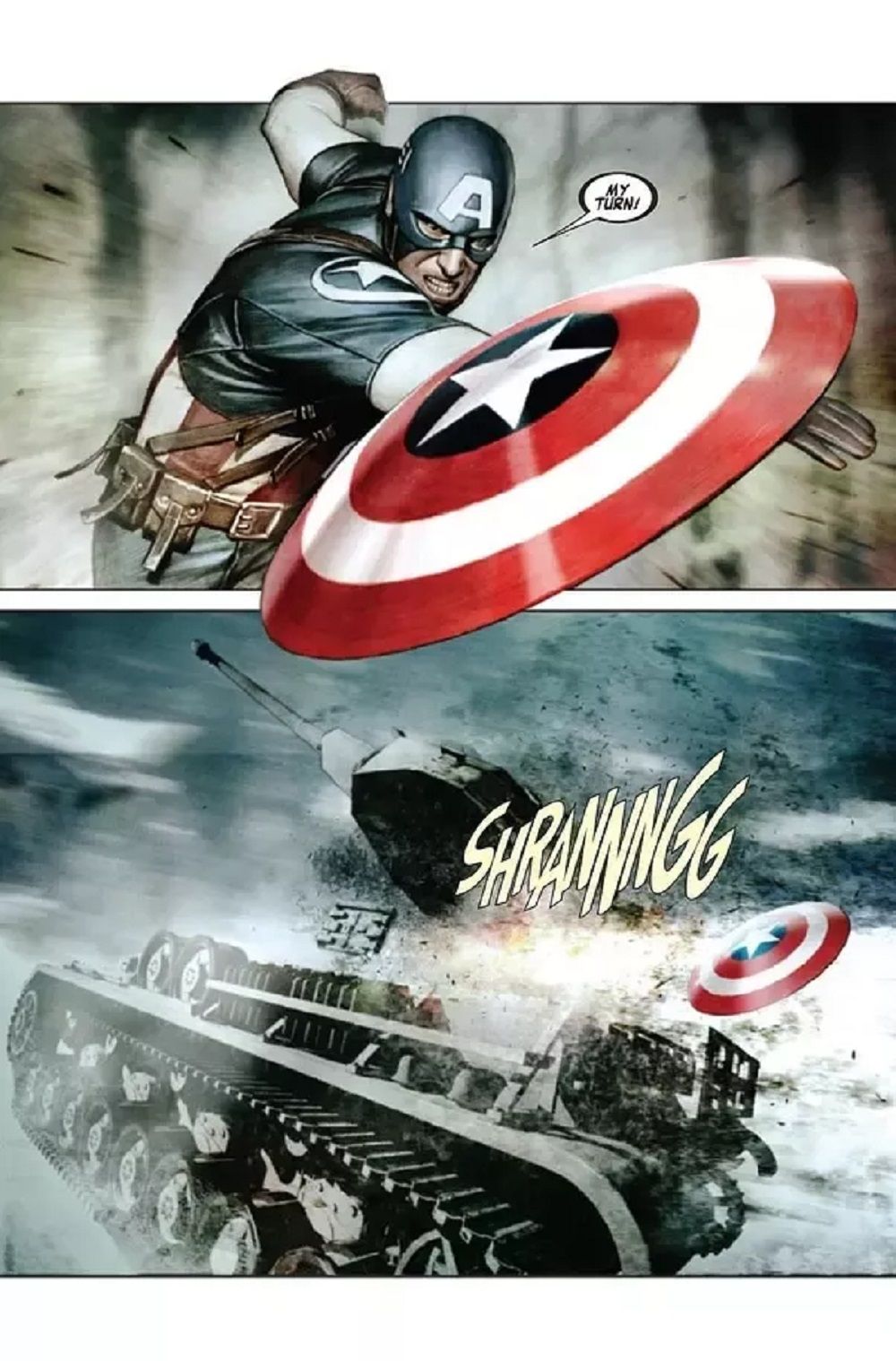 Is Captain America Right Handed or Left Handed?