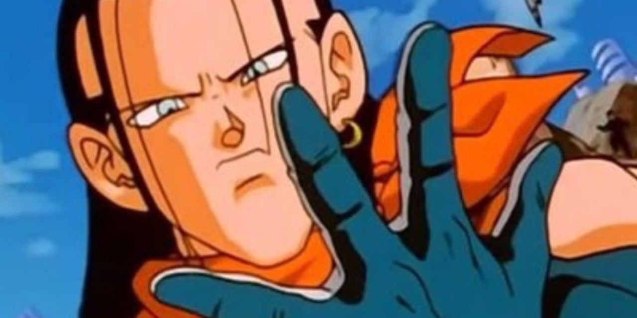 Super 17 prepara um ataque em Dragon Ball GT.