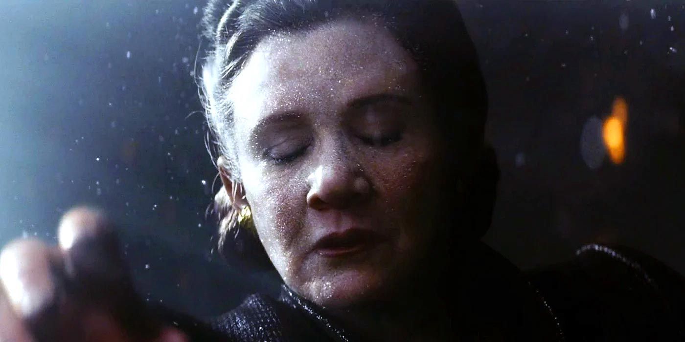 Leia in Star Wars: The Last Jedi