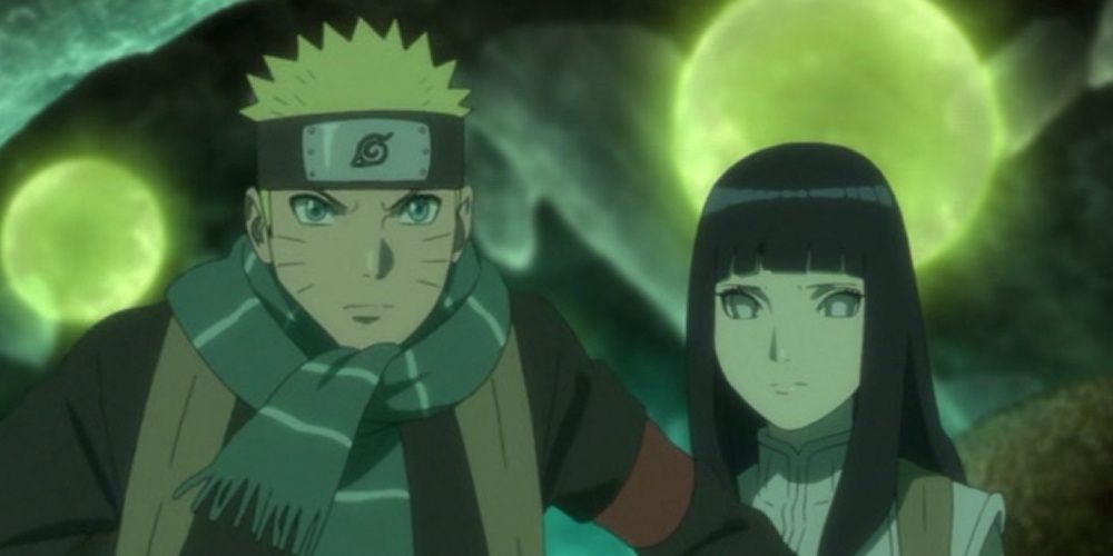 Naruto attempts to protect Hinata in The Last Naruto The Movie