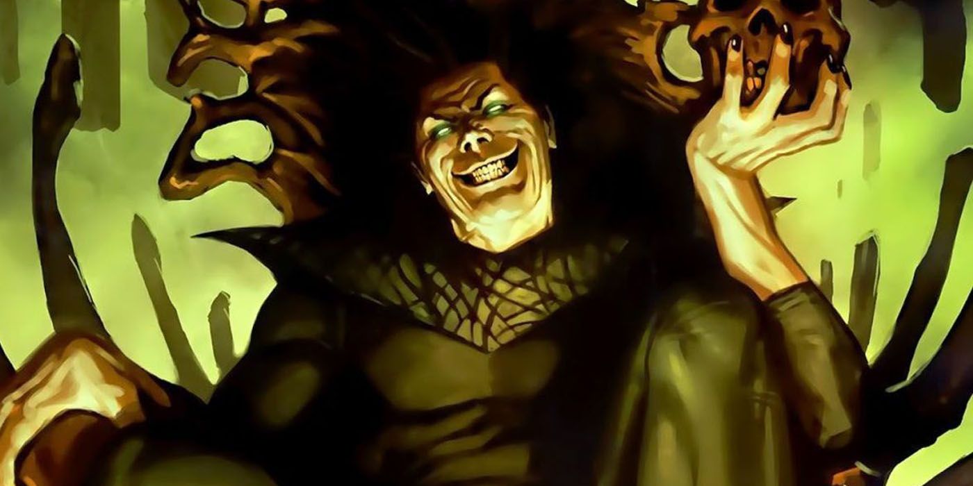 Nightmare smirks in Marvel Comics