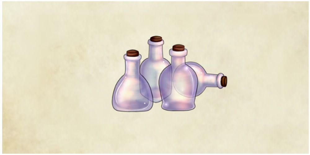 a pile of dnd potion bottles