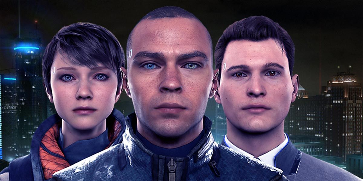 Three main characters in Detroit: Become Human game
