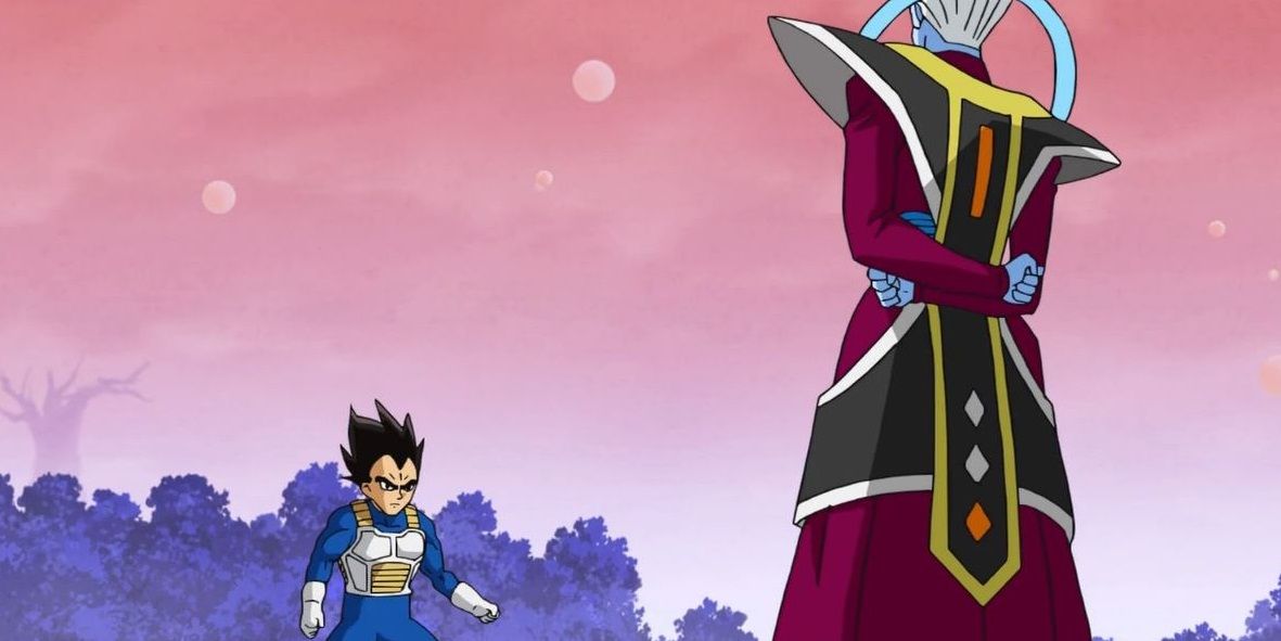 Anime vegeta vs whis dragon ball super