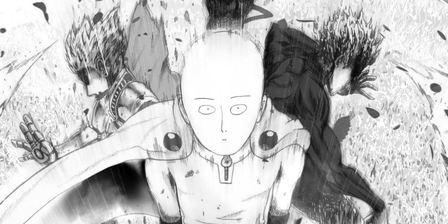 What if Cosmic Garou uses Saitama's power to enhance his own technique?  Fan-Art panel