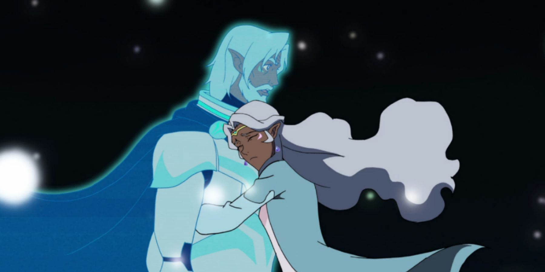 Allura And Her Fathers Hologram In Voltron Legendary Defender