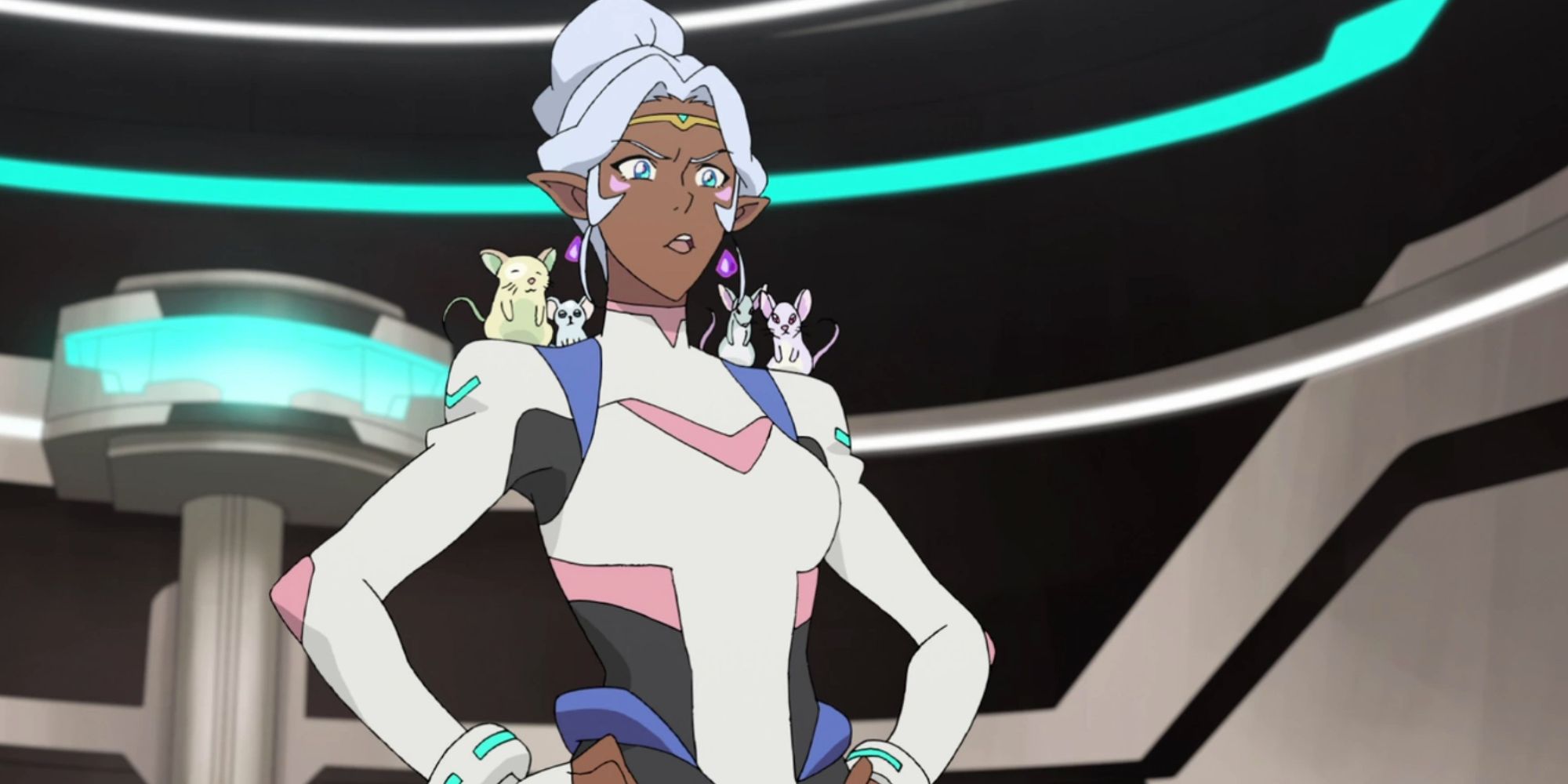 Allura And The Mice In Voltron Legendary Defender