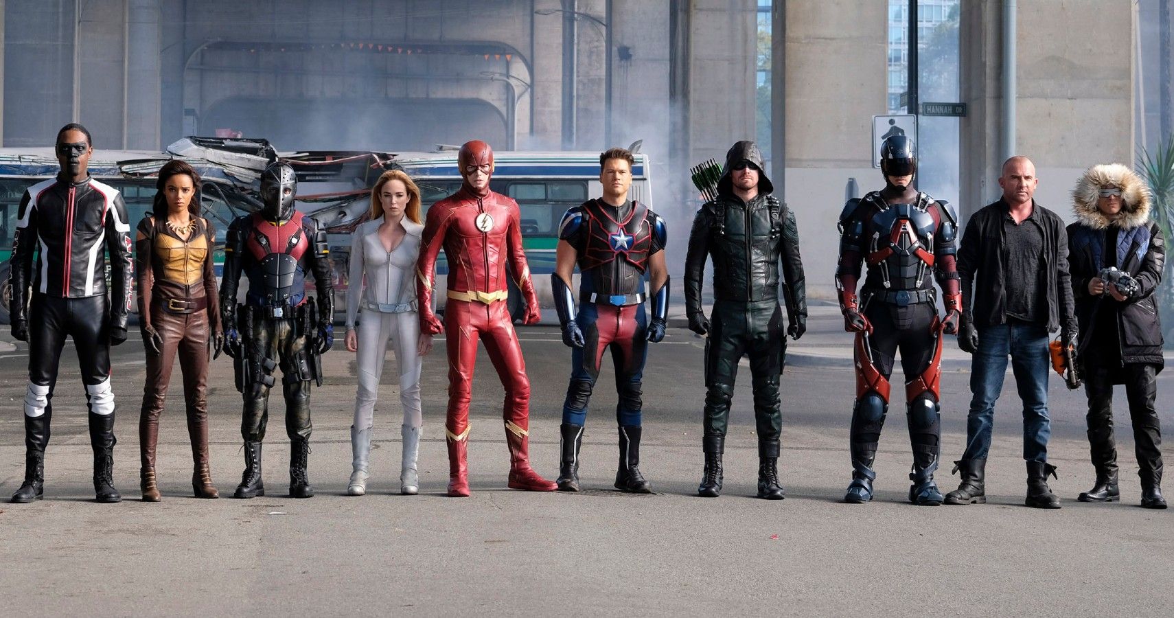 The cast of the various Arrowverse shows