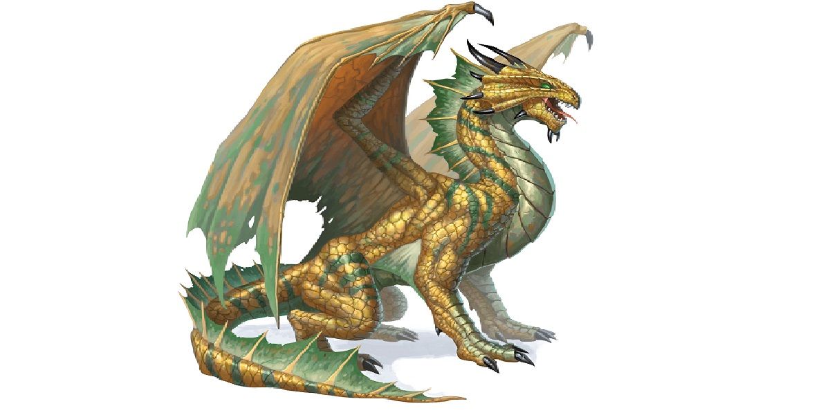 An Ancient Bronze Dragon in DnD