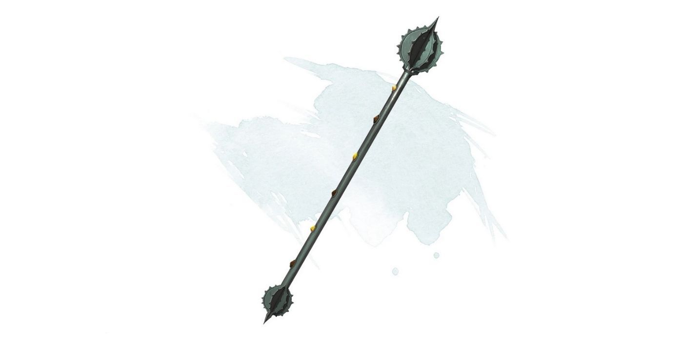 The Rod of Lordly Might is a transforming mace from the dnd dungeon master's guide