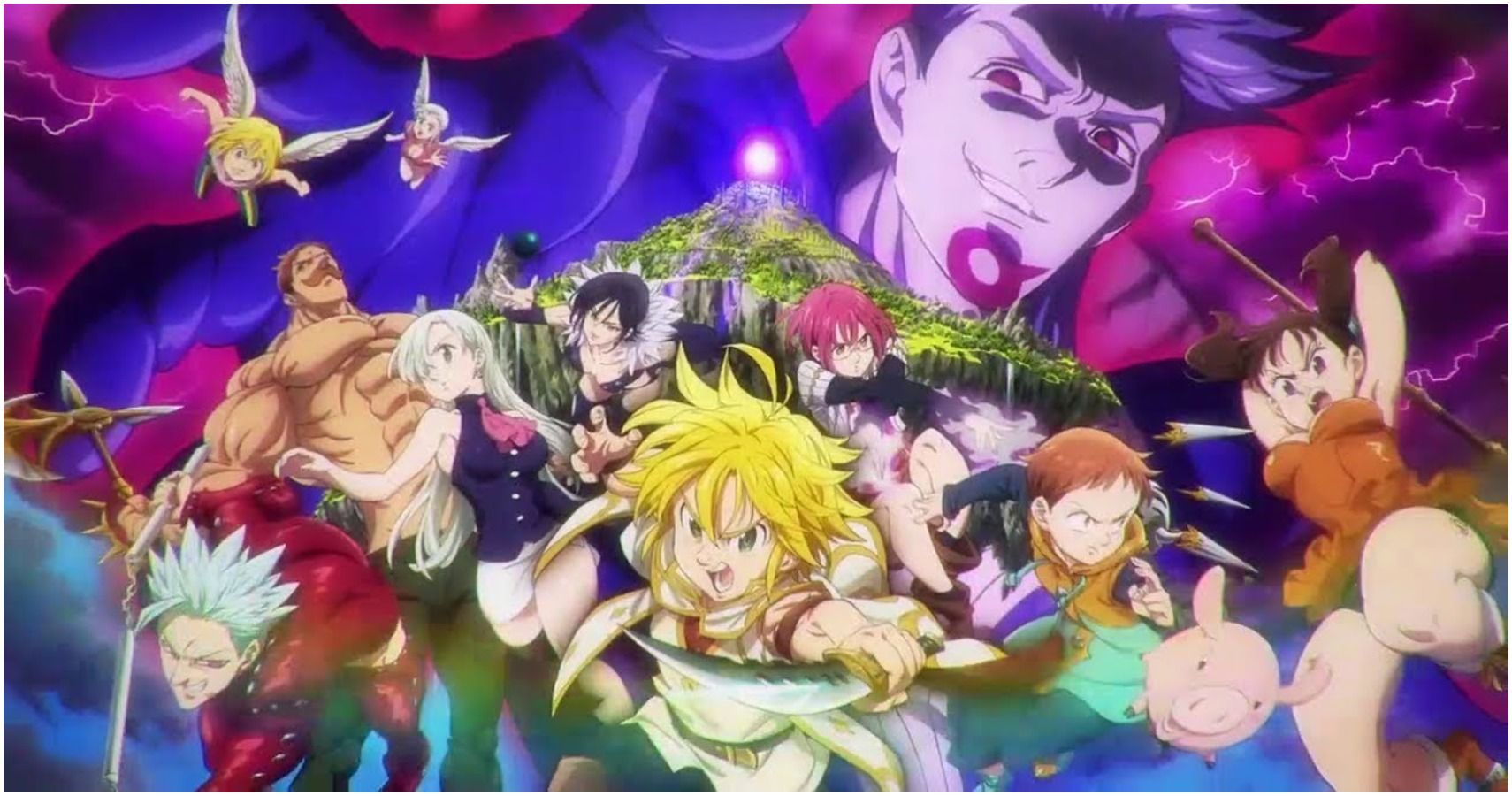 A guerra dos clãs em The Seven Deadly Sins: Prisoners of the Sky - O filme  - Levando a Sério