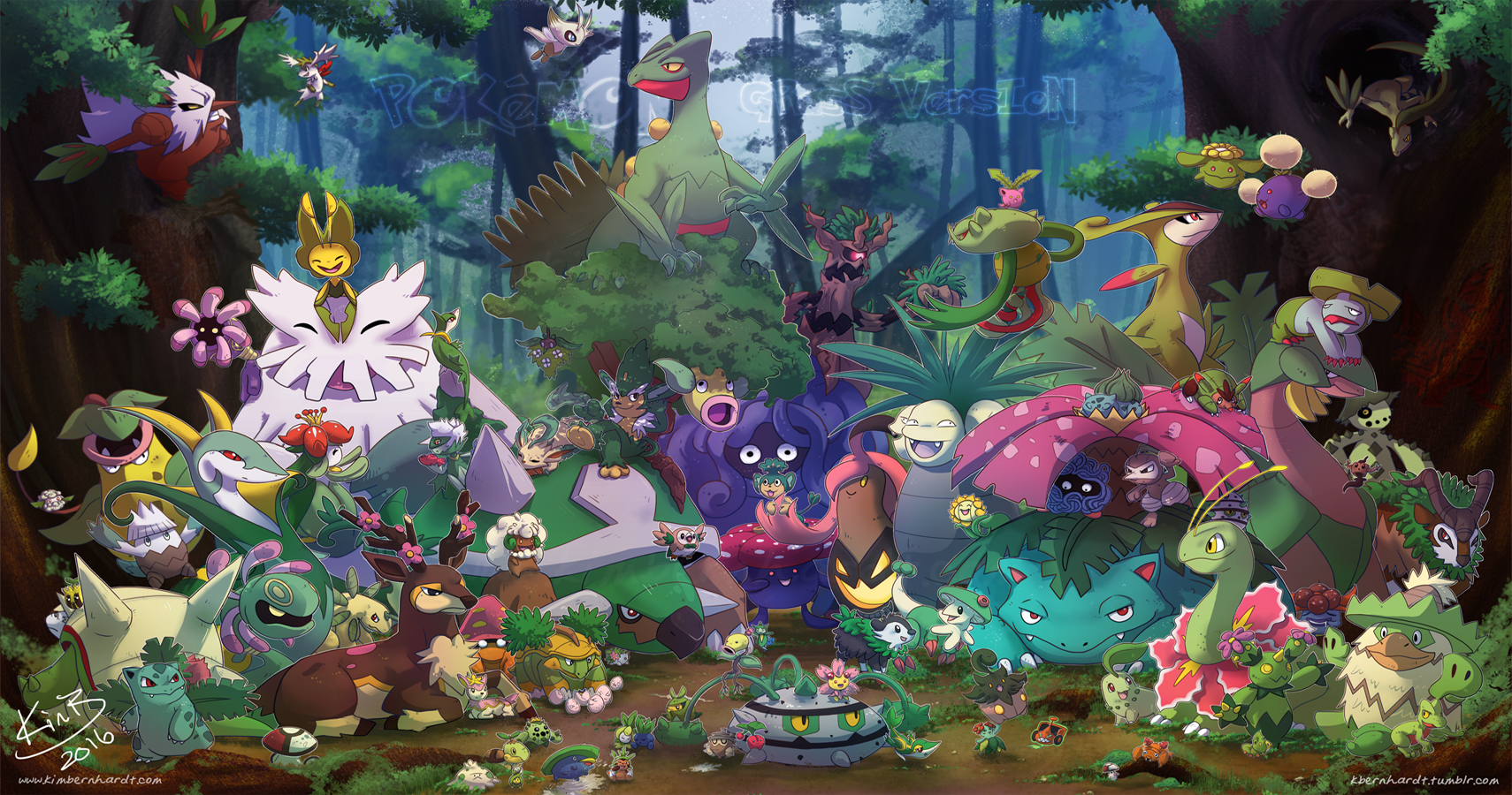 Pokémon: 10 Pieces of Grass Pokémon Fan Art We Love | CBR