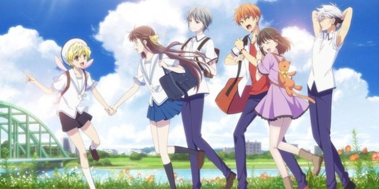 Image features the characters from Fruits Basket (2019)