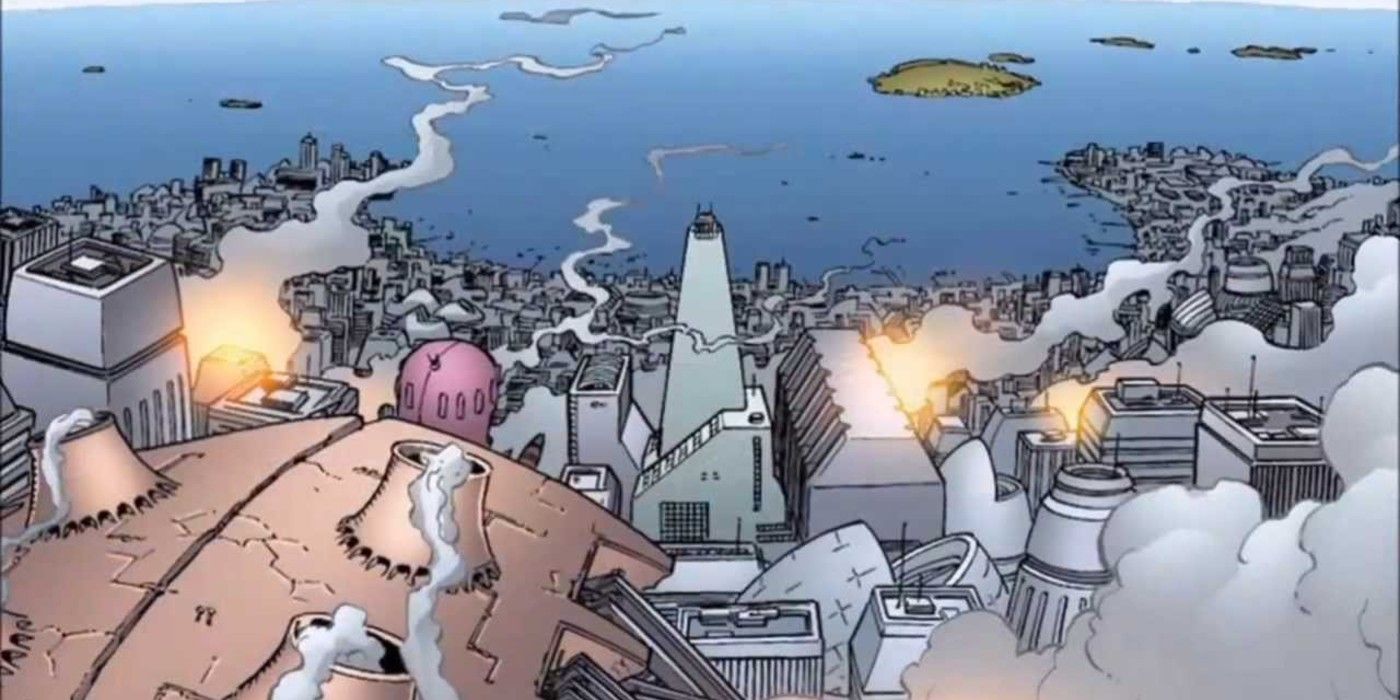 Genosha under attack in Marvel's X-Men comics