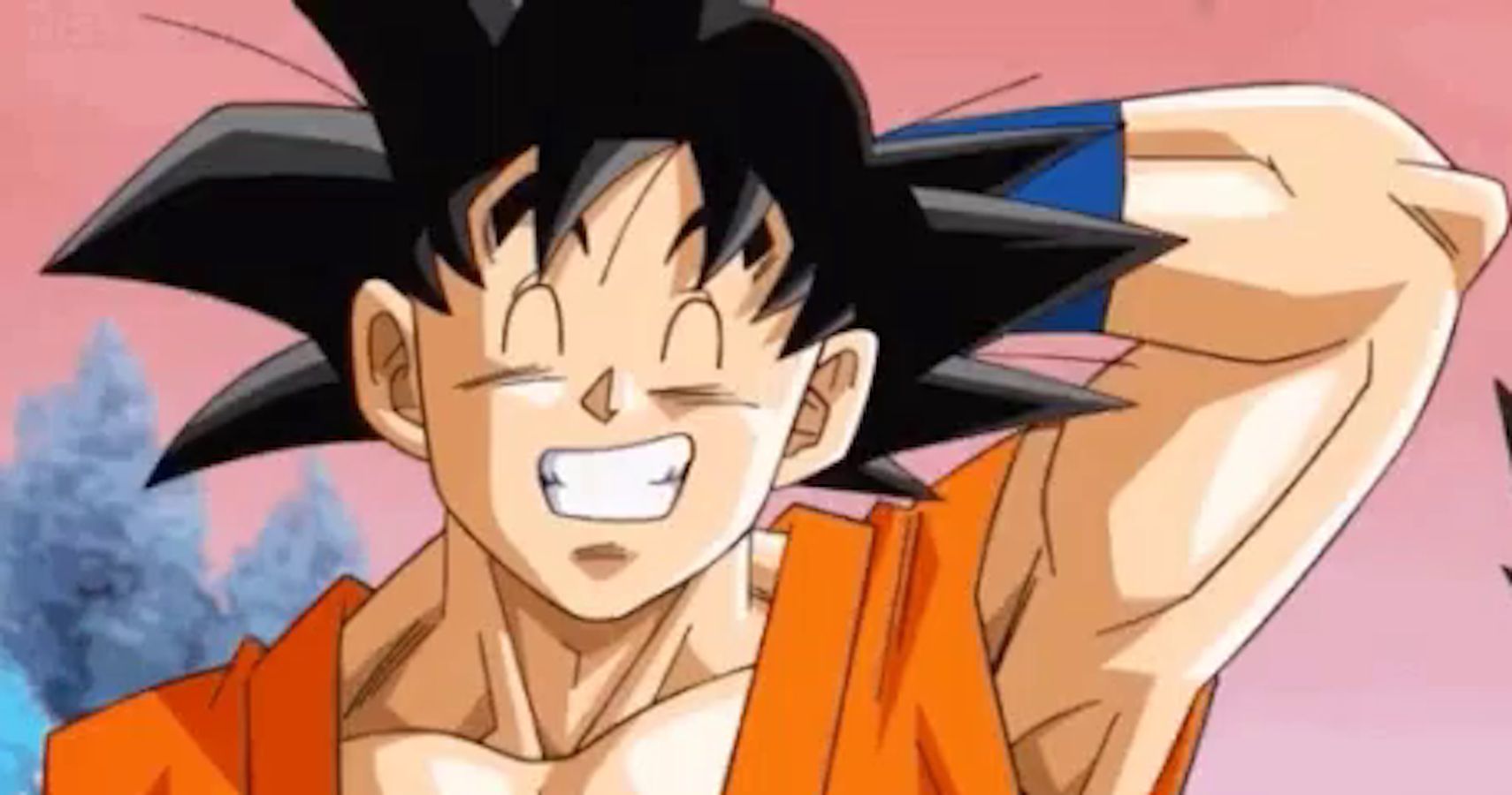 Goku acting bashful _ Dragon Ball