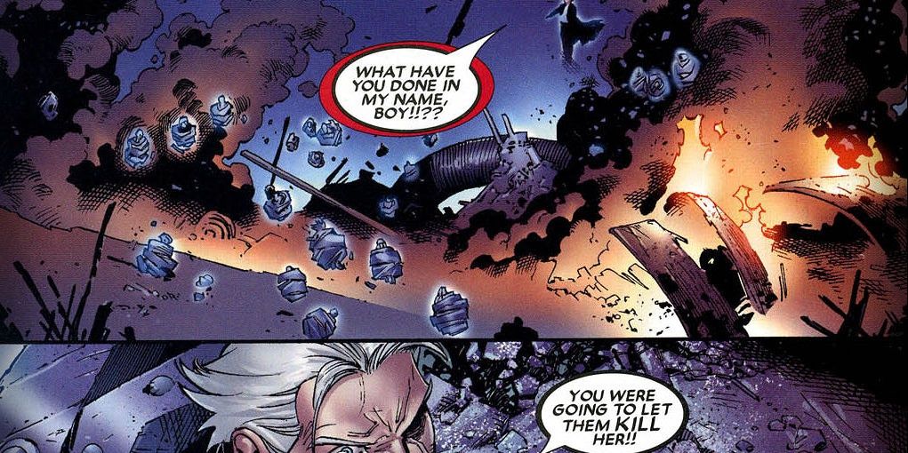 Magneto commits filicide