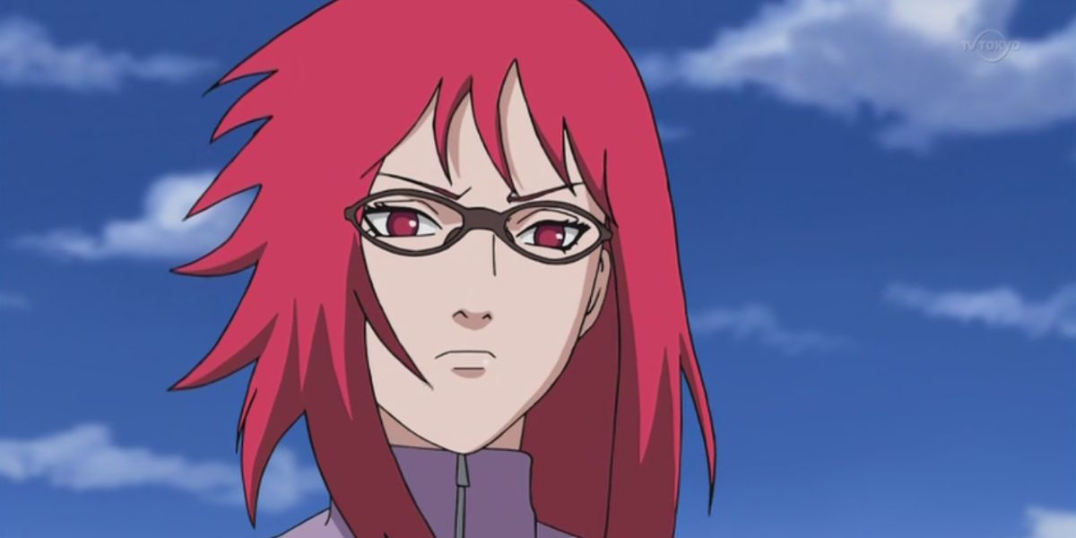 Karin looking unamused in Naruto Shippuden
