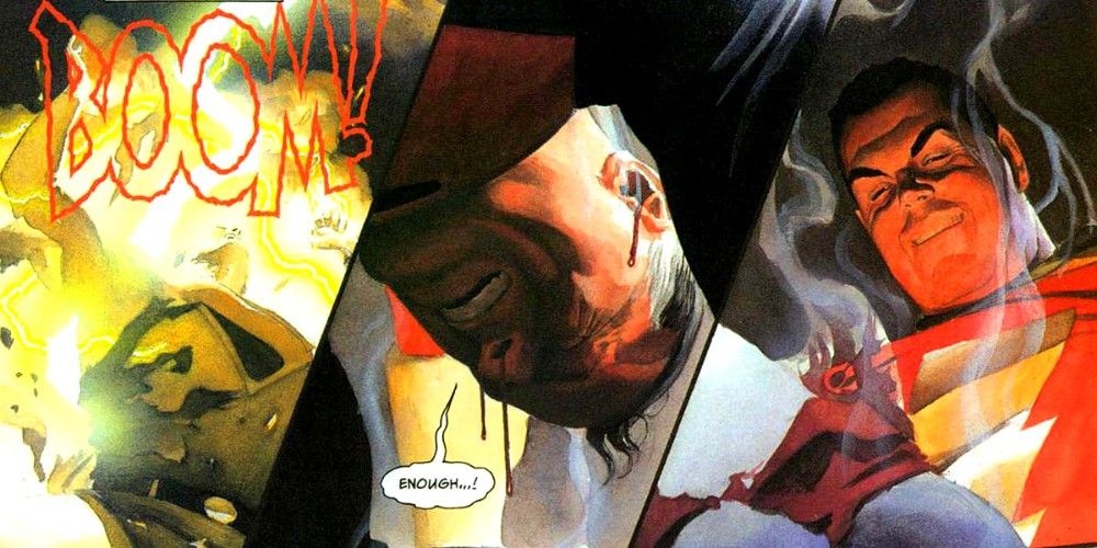 Superman fights Shazam in DC Comics' Kingdom Come