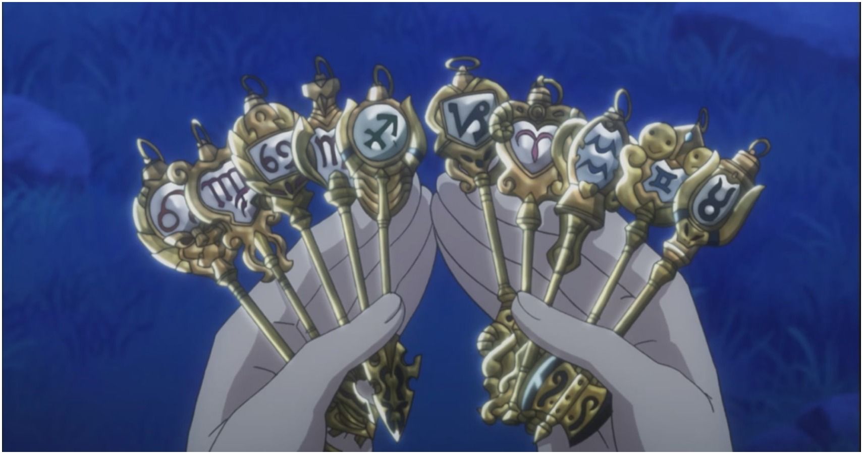 Fairy Tail Lucy S 10 Golden Celestial Keys