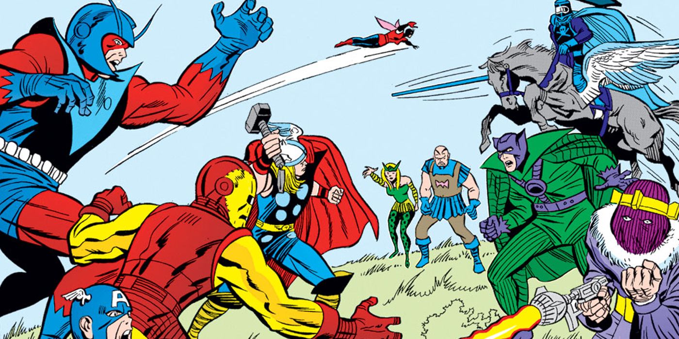 The Avengers vs the Masters of Evil