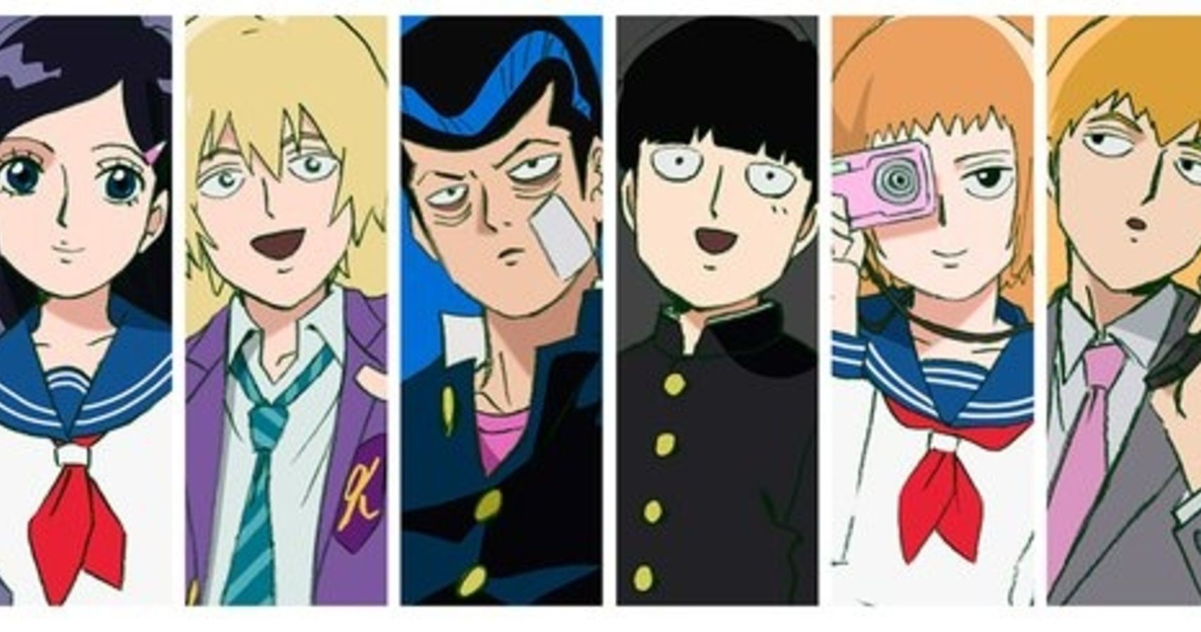 TV Anime Mob Psycho 100 III Character Stained Series Acrylic Stand Complete  Box of 6 : Amazon.com.au: Toys & Games