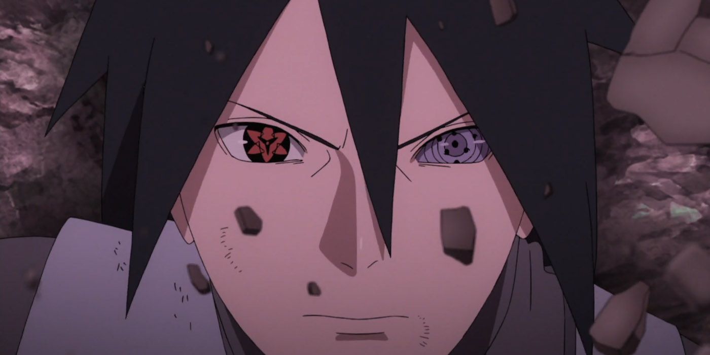 Sasuke is the only one who possesses the sharingan and rinnegan