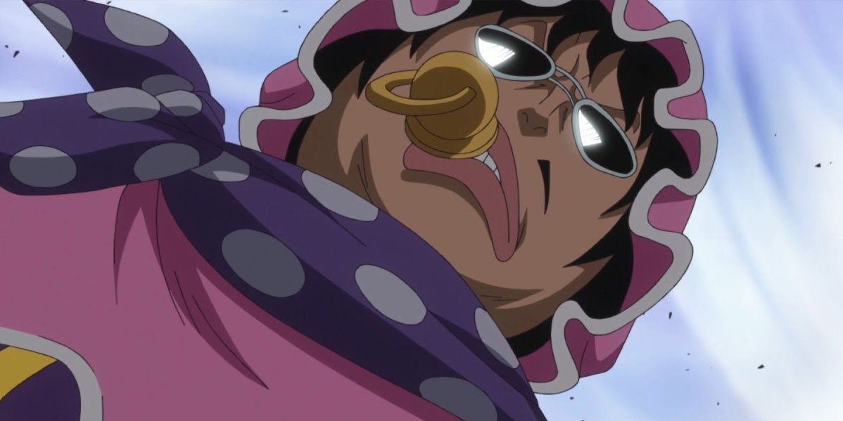 senor pink in the one piece anime